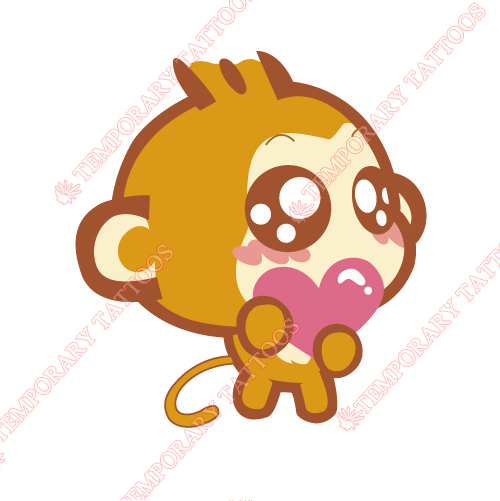 Monkey Customize Temporary Tattoos Stickers NO.8679